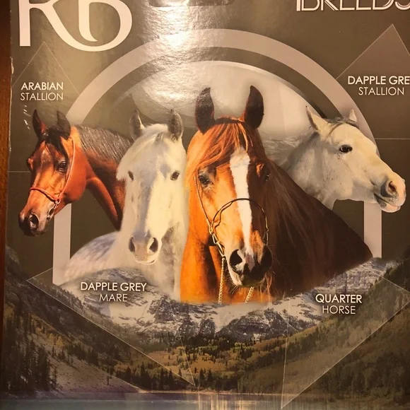 Lanard Toys Royal Breeds Quarter Horse Figure/Toy 8” Bay Horse Collectible New - Picture 4 of 6